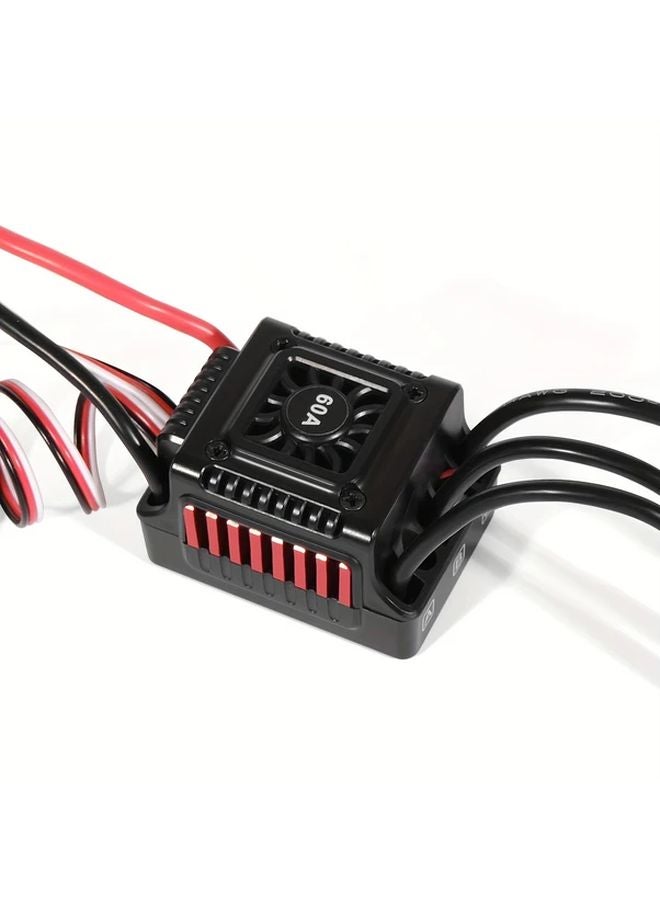 60A XT60 Plug ESC Speed Controller 6S Battery Compatible Brushless For 1 8 RC Car - Image 5